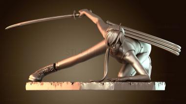 3D модель Меч человека с бензопилой Цюаньси (STL)