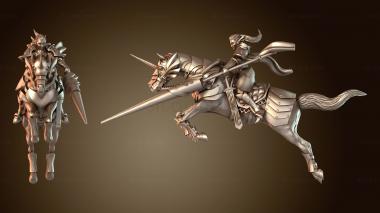 3D модель Женщина-рыцарь Королевской гвардии (STL)