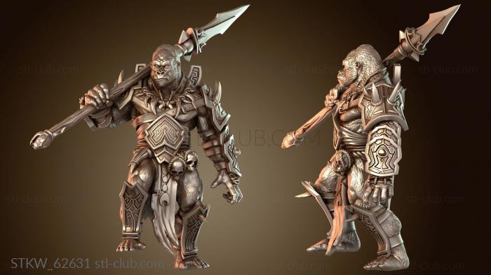 Military Копье Ярости Зазубренное