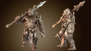 3D модель Копье Ярости Зазубренное (STL)