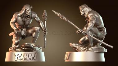3D модель Рахан — доисторический воин (STL)