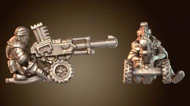 3D модель Пушка-рейдер с стрелком (STL)