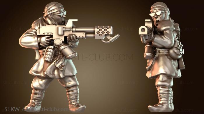 Military Рейдер-Огнеметчик из Thingiverse