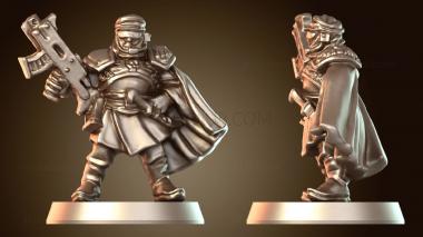 3D модель Рейдер-лейтенант-лидер штурмовой группы (STL)