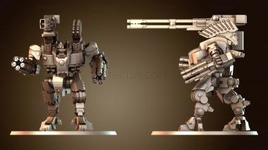 3D модель Рельсовая пушка-девастатор (STL)