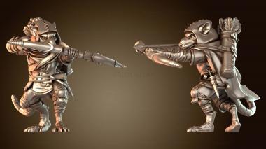 3D модель Рейнджер-мужчина в плаще (STL)