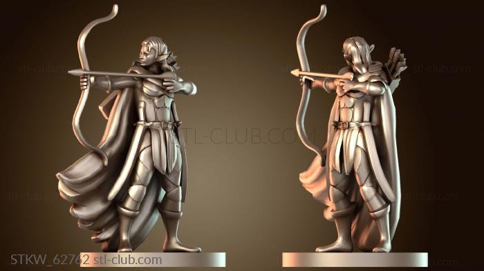 Military Рейнджеры Эльфийка Женщина-Рейнджер