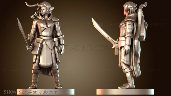 Military Рейнджеры Эльфийка-рейнджер с мечом