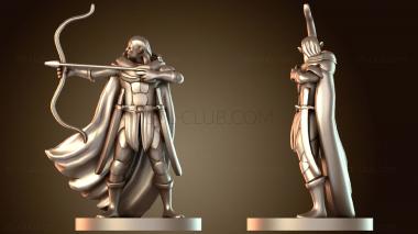 3D модель Рейнджеры Эльф Мужчина Рейнджер (STL)