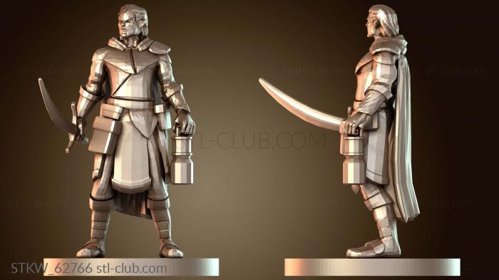 Military Рейнджеры Эльф Мужчина Рейнджер Лунный Клинок