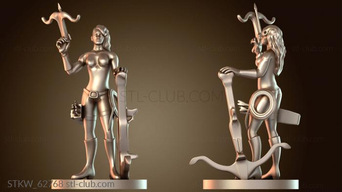 Military Рейнджеры: Крутая женщина-рейнджер с арбалетом