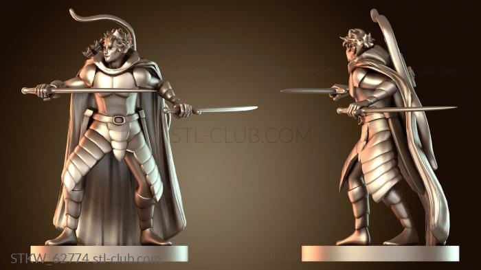 Military Рейнджеры Человек Мужчина Рейнджер с двумя мечами