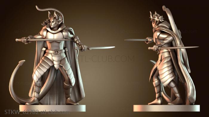 Military Рейнджеры Тифлинг Рейнджер с двумя мечами