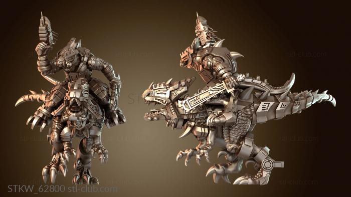 Клуб наездников на рапторах, изношенный в боях