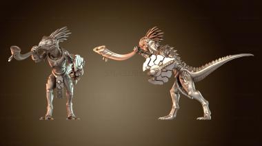 3D модель Отряд Рапторов Новараптор Музыкант (STL)