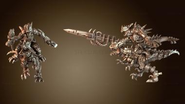 3D модель Raptor Ветеран Наездник Смелый (STL)