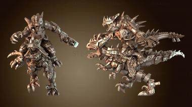 3D модель Raptor Ветеран Наездник Дэринг (STL)