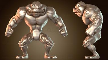 3D модель Сыпные боевые жабы (STL)