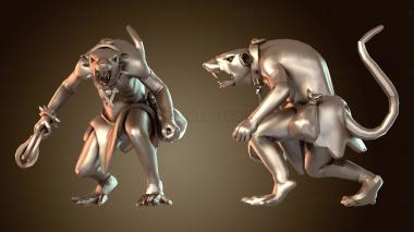 3D модель Крысы-заключенные жестоко сбрасывают (STL)