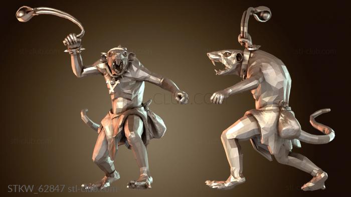 Крысы-заключенные прячутся