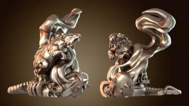 3D модель Крысиный жетон Звездный дым (STL)