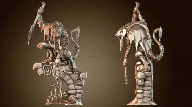 3D модель Рата СИРРАТ Повелитель Смерти Скавен Яростный (STL)