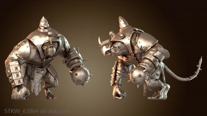 Military Ратас Огро Эман Бронированный Крысоогр