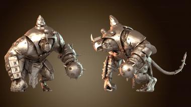 3D модель Ратас Огро Эман Бронированный Крысоогр (STL)