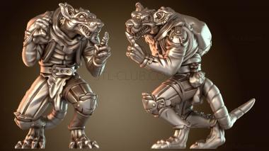3D модель Крысолюд Вор Ноктюрн (STL)