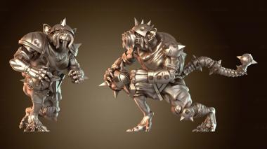 3D модель Охранник линейного нападающего Ratman (STL)