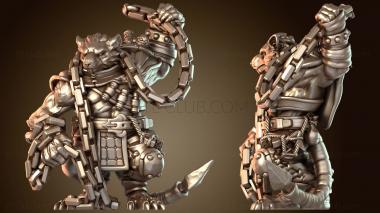 3D модель Крысолюд Кровать Платформа Огр (STL)