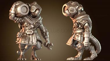 3D модель Женский расчет пушки крысолюдей (STL)