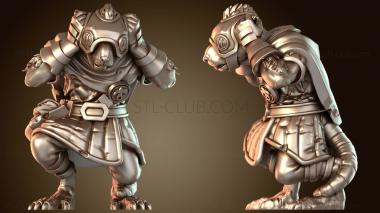 3D модель Женщина-командир расчета орудия «Крысолюды» (STL)