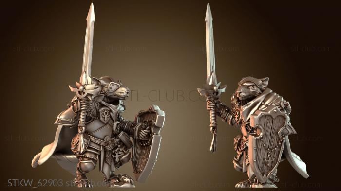 Military Капитан Крысолюдов Большой Меч