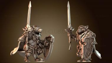 3D модель Капитан Крысолюдов Большой Меч (STL)