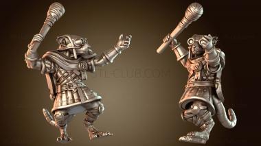 3D модель Сержант катапульты крысолюдов женского пола (STL)