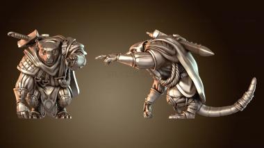 3D модель Крысолюд Гигантский Крысолюд Мастер Сви (STL)