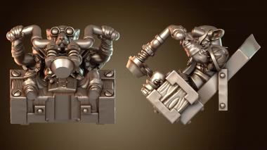 3D модель Крысолюды Великий Каток Смерти Всадник (STL)