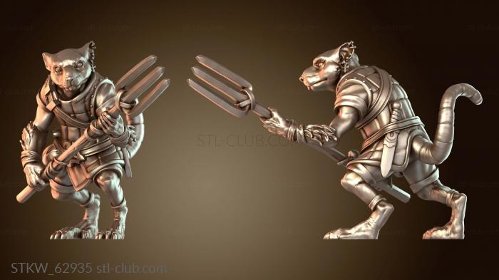 Женщина-ополченец крысолюдей