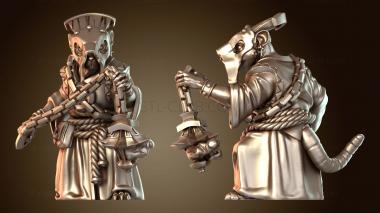 3D модель Крысоловские монахи-кадильницы (STL)