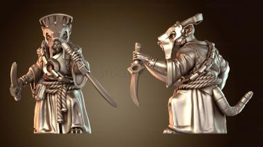 3D модель Кинжалы Монахов-Крысолюдов (STL)