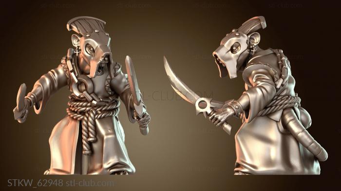 Military Крысолюды Монахи Кинжалы Безмолвные