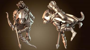 3D модель Крысолюды-рейнджеры Рейнджер Женщина-рейнджер Проворная (STL)