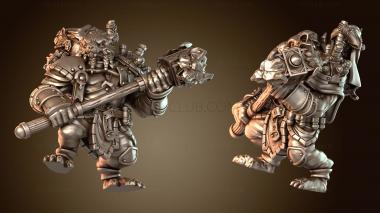 3D модель Капитан крысолюдей-крысолюдов (STL)