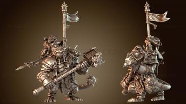 3D модель Капитан Крысолюдов Крысолюдов Бронированный (STL)