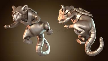 3D модель Крысолюд Крысолюд Капитан Бадди (STL)