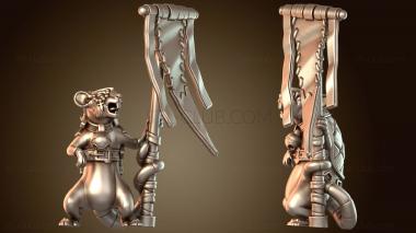 3D модель Крысолюды-сайдки Благородный Галант (STL)