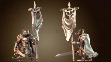 3D модель Знамя ветеранов крысолюдов (STL)