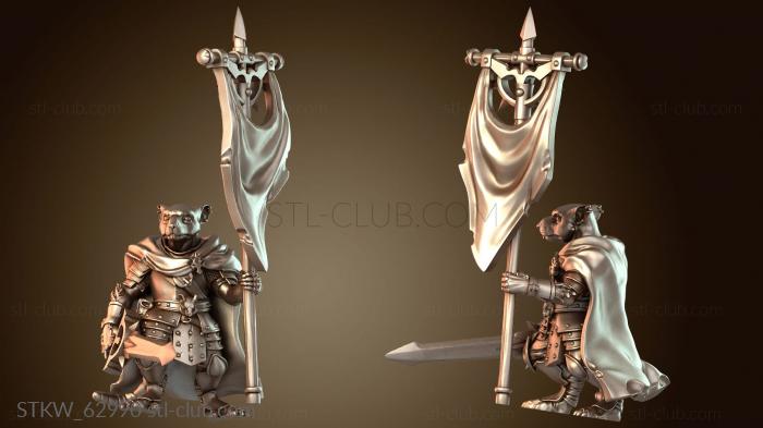 Military Украшение флага ветеранов Крысолов