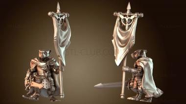 3D модель Украшение флага ветеранов Крысолов (STL)